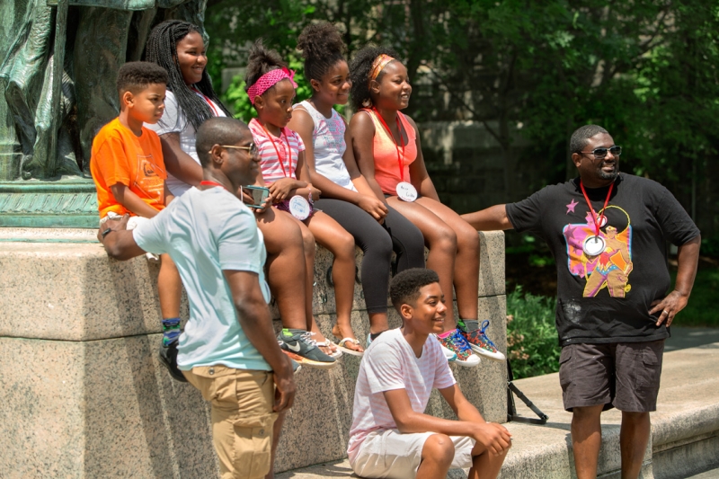 2016 Reunion: Alumni and families on campus.